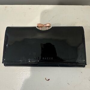 Ted Baker London Patent Leather Wallet